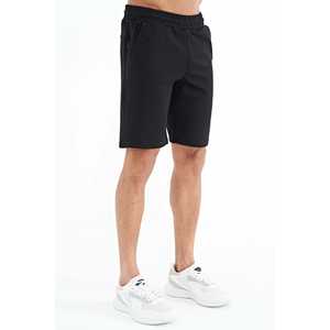 Tommylife กางเกงขาสั้นขนาดมาตรฐานของผู้ชายสีดำพิมพ์ลายมีกระเป๋าขนาด S M L XL XXL - Product Image 3