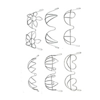 Costumes de carnaval, accessoires, nouveau Design en forme de fleur, armature de soutien-gorge Durable en fil SS304