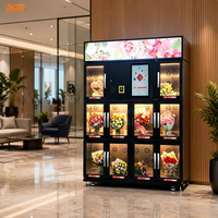 Distributeur automatique de fleurs XY personnalisable avec logo, pour usage extérieur, idéal pour les fleuristes et la vente de fleurs fraîches