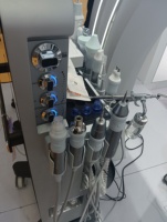 17-in-1 gezichtsverzorgingsapparaat, 12 inch touchscreen, hydro-bubbel V-gezichtsbehandeling, vijfkleurige lichttherapie, vlakke kop vibratie, spa salon thuisgebruik