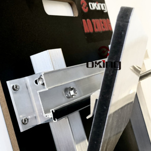 Clips de fixation murale en aluminium de bonne qualité, système de fixation en Z, goujons français pour la suspension de miroirs et d'images - Product Image 5