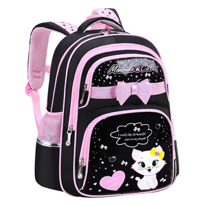 Sac à dos scolaire en nylon de dessin animé coréen <span class=keywords><strong>pour</strong></span> les élèves du primaire, 1ère à 6ème année, 6-12 ans, sac à dos mignon <span class=keywords><strong>pour</strong></span> filles - Product Image 5