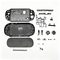 Kit complet pour console de jeu PSV Psvita 2000 : coque, couvercle de fente SD, bouton de fonction, pièces de réparation en plastique, boîtier