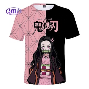 Unisex stampa digitale di abbigliamento produttori custom 3d t-<span class=keywords><strong>shirt</strong></span> in misto cotone poliestere anime shayer Demoned <span class=keywords><strong>Slayer</strong></span> - Product Image 6