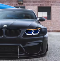 BMX E90 E91 3 série phare LED avant lumière Laser feux de jour 6000k couleur 12V brouillard clignotant lampe accessoires