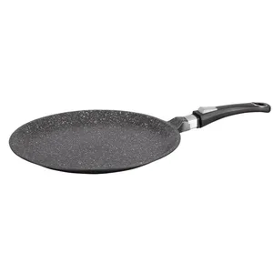 Die-Casting Aluminum Crepe Pan with Detachable Handle Kitchen Outdoor Cooking Pot Home Kitchenware Non Stick