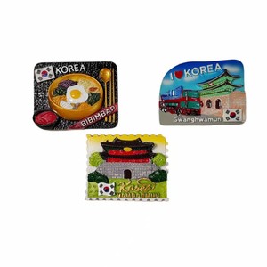 Pegatina para refrigerador con paisaje turístico, recuerdo, pegatina 3D tridimensional de resina para refrigerador, decoración magnética para refrigerador - Product Image 3