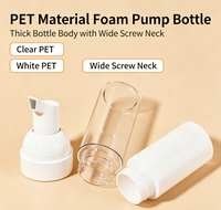 Bouteille de lotion en plastique PET à large ouverture, personnalisable pour les fabricants de produits de soin – Options de marquage en gros