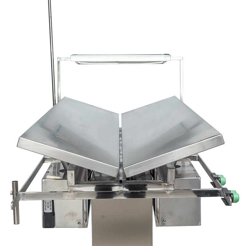 Mn-POR003 Hôpital médical Équipement pour animaux de compagnie Table d'examen vétérinaire Table de chirurgie avec poteau de perfusion