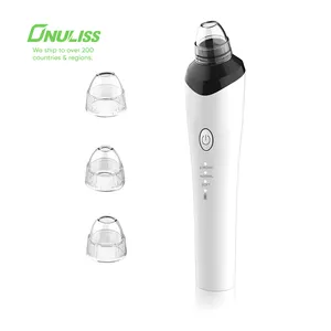 Outils de beaty du visage aspirateur à main nez dissolvant de points noirs d'acné électrique avec têtes d'aspiration