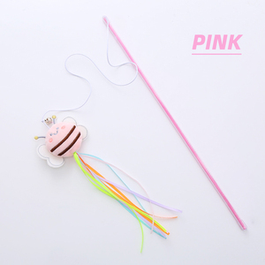 ของเล่นสำหรับสัตว์เลี้ยง ตุ๊กตาผ้ารูปผึ้ง ของเล่นแมวแบบมีแคทนิป ของเล่นกระตุ้นแมวสำหรับแมวในบ้าน ของเล่นแบบแท่ง ของใช้สัตว์เลี้ยง ของเล่นกระตุ้นการเคลื่อนไหว - Product Image 3