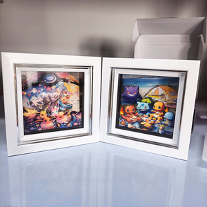 YQ Wholesale – <span class=keywords><strong>Carte</strong></span> photo 3D gravée et imprimée, origine pop Pokemoned, jeu de société Fan Art, cadeau Pokemoned Funism personnalisable - Product Image 4