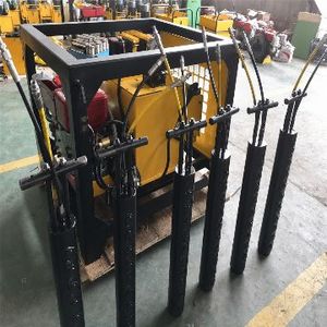 Professional Hydraulic Piston Rock <b>Splitting</b> <b>Machine</b> Diesel Power Piston Type Mountain <b>Splitting</b> Hydraulic Rock Splitter Rod - Product Image 4