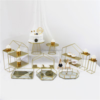 Présentoir de décoration de table de desserts européens, support à gâteaux en forme de cœur pour le thé de l'après-midi, étagère à gâteaux, table de pause thé, décoration de mariage