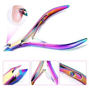 Sinh ra khá móng tay lớp biểu bì Pusher móng tay nipper Clipper Tweezer cạnh cắt da chết loại bỏ cắt kéo móng tay móng chân móng tay công cụ - Product Image 4