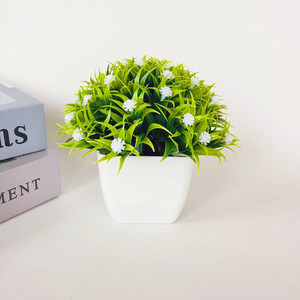 Planta Artificial de Baby's Breath Qi Xing de 14 cm en Maceta, Decoración para el Hogar, Flores Artificiales de Plástico - Product Image 4