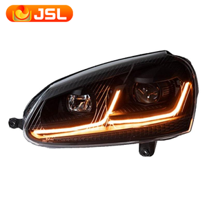 Feux JSL pour VW <span class=keywords><strong>Golf</strong></span> <span class=keywords><strong>5</strong></span>, projecteur de phare, lentille de projecteur, <span class=keywords><strong>Golf</strong></span> Mk5, signal dynamique, phare LED, feux de jour, accessoires automobiles - Product Image 3