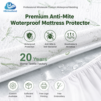 Colchón Acolchado de Algodón Suave y Poliéster con Certificación OEKO-TEX para Adultos, 300TC-600TC, Impermeable, Antibacteriano, para Todas las Estaciones