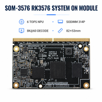 Placa de desarrollo de grado industrial RK3576 IoT Soc para ARM Linux AI 16GB LPDDR 32GB 256GB EMMC FLASH Rockchip RK3576 para