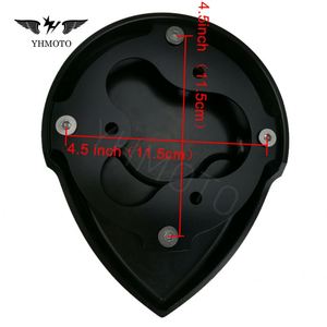 YHMOTO Coperchio Laterale in Alluminio per Accensione (Zündungsdeckel) - Accessori Moto per Victory Tuxedo Tutti i Modelli 2004-2017 - Product Image 5