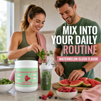 SUPER GREENS Compléments Vitaminiques pour Adultes Poudre de Super Fruits et Légumes Verts 255g Améliore la Densité Osseuse Conditionné en Bouteille