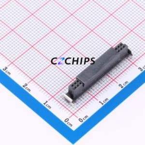 204632-E Pin Socket SMD,P=1.27mm Connector ( Pitch: 1.27mm )( Row Spacing: 1.27mm )( Mounting Type: Vertical Mount ) - Product Image 1