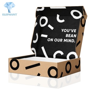 Customize Diecut <b>Flat</b> <b>Pack</b> Retail Popular Fancy Corrugated <b>Box</b> - Product Image 2