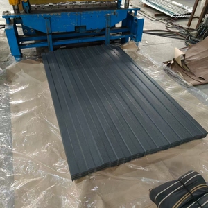 Tôle d'acier ondulée conforme aux normes AISI ASTM JIS, épaisseur 0,12-0,2 mm, tôle de toiture personnalisée, calibre 24 26 <span class=keywords><strong>28</strong></span> 30 pour la construction - Product Image 4