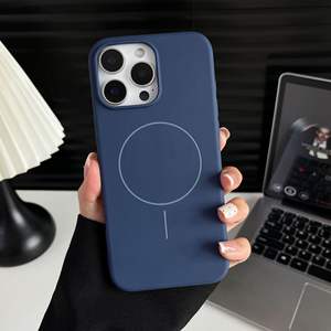 Étui magnétique en TPU mat pour iPhone 17 Pro Max/16, couleur unie avec doublure en velours 16, pour coque antichoc Apple 15 - Product Image 6