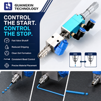Vanne de distribution pneumatique réglable Guangxin avec contrôle anti-goutte 2kg 0V/0W pour mastic silicone