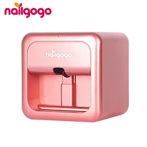 Nailgogo 2019 melhor venda, equipamento de impressora elétrica de unhas elétrica inteligente digital popular