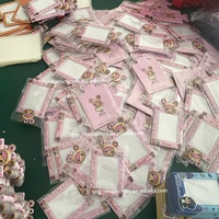 Tempat Kartu Kredit PVC Kpop Custom dengan MOQ Rendah, Desain Fashion dengan Kancing, 3 Ukuran, Bisa Jadi Gantungan Kunci