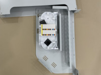 Panneau de brassage fibre optique 24 ports à tiroir coulissant pour montage en rack avec plateau de raccordement rotatif, panneau de brassage fibre optique 48 cœurs