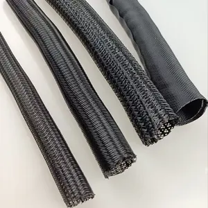 Expandable Cable Braided Sleeve Wholesale 1/2 Inch Cord Protector Wire Loom Tubing Cable Sleeve Split Sleeving For USB