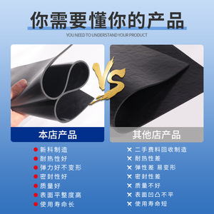 Industrial <b>Rubber</b> Mat 10mm Thickness Durable Adhesive Indoor Workshop <b>Flooring</b> - Product Image 5