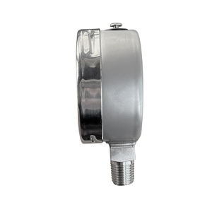 2.5 polegadas alta baixa ss todo o aço inoxidável glicerina preenchido medidor de pressão - Product Image 3