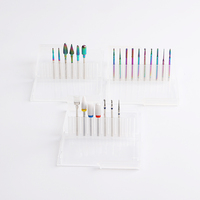 Kit de fraises multi-pièces pour manucure russe - Acier inoxydable haute vitesse résistant à la chaleur, accessoires de préparation et de polissage, transfrontalier