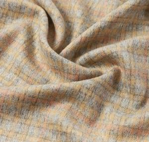 %80 Yün %20 Polyester 235g Dokuma Ekose Kumaş Çift Taraflı Su Geçirmez Rüzgar Geçirmez Aşınmaya Dayanıklı Düz Boyalı Erkek Çocuk Takım Ceketi - Product Image 4