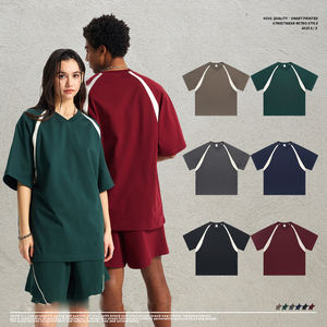 Chaud nouveau Design été unisexe glace fraîche séchage rapide 100% coton épissé femmes et hommes T-Shirts - Product Image 2