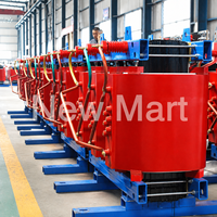 Transformateur de distribution triphasé sec de type intérieur 30 kVA 50 kVA 100 kVA 10 kV/0,4 kV pour systèmes d'alimentation industriels et commerciaux