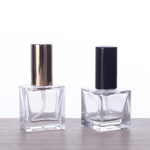 Logo personnalisé 10 ml Vaporisateur de bouteille en verre Baril rond/Plat Carré Fond épais Couvercle doré 15ml Mini bouteille de <span class=keywords><strong>parfum</strong></span> 5ml <span class=keywords><strong>Forme</strong></span> unique - Product Image 2