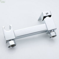 Ensemble de robinetterie de bidet musulman carré portatif avec douchette pulvérisatrice, jet pluie, pour salle de bain et toilettes, avec fonction d'ablation et mitigeur
