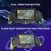 Manette de jeu sans fil à double vibration pleine taille pour NS Switch N-Switch Joystick Joypad avec des fonctionnalités intelligentes, lumière de charge