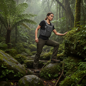 Chaleco Táctico Portaplacas de Cordura Transpirable para Corte Láser, Equipo de Protección Personal para Entrenamiento al Aire Libre - Product Image 3