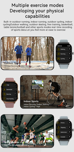 X46 Health Smart Watch 2.01 ''240*296 Ip65 Wasserdichte Smart Watch Musik BT Calling Water Clock Smart Watch für den Sport - Product Image 5