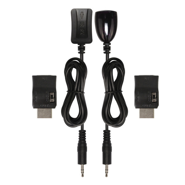 IR Remote Signal Over HDTV Cable Adapter IR Extender Remote Control Adapter Receiver Transmitter Cable Kit