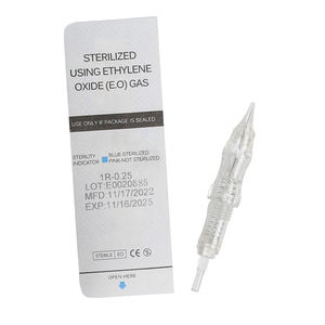Cartucho de maquillaje esterilizado, <span class=keywords><strong>aguja</strong></span> de tatuaje de <span class=keywords><strong>hilo</strong></span> 1R 3R 5R, paquete de burbujas esterilizadas, 0,16 0,18 MM - Product Image 2