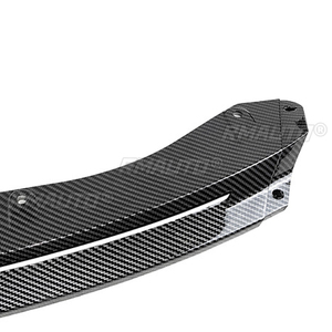 Gloss Black Front Bumper Lip Spoiler Diffuser <b>Splitters</b> Body Kit Aprons Cover Guard Trim for BMW M3 G80 M4 G82 2021 2022 2023+ - Product Image 5