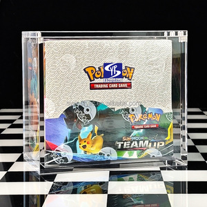 Syp thân thiện với môi trường rõ ràng <span class=keywords><strong>PMMA</strong></span> Pokemon giao dịch thẻ Booster <span class=keywords><strong>Box</strong></span> xách tay Acrylic trường hợp cho thanh kiếm lá chắn Điện áp sống động tăng cường hộp - Product Image 3