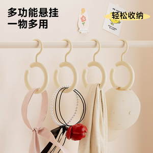 Rotating Hat Rack With <b>Hook</b> For Baseball Caps Wardrobe Hanging Multi Functional <b>Display</b> Organizer For Dorm Home Use - Product Image 2